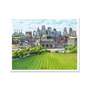 Kansas City Skyline #4 Color Fine Art Print