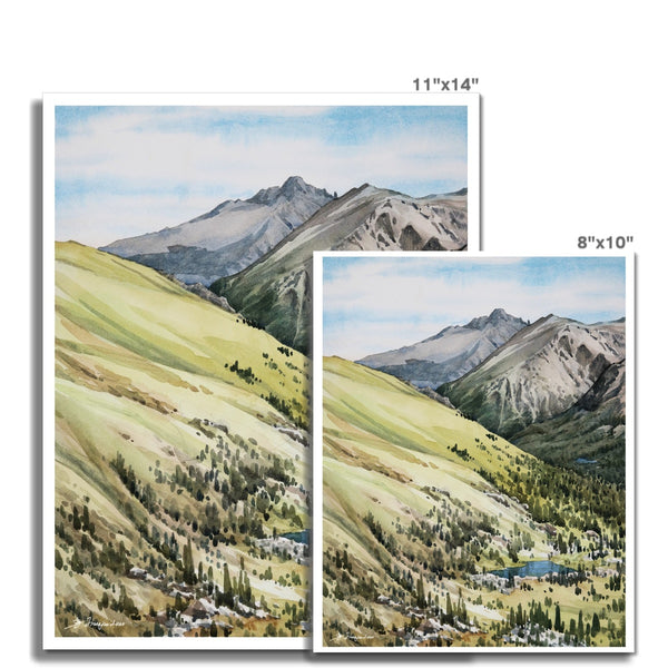 Forest Canyon & Longs Peak-Rocky Mountain National Park Fine Art Print