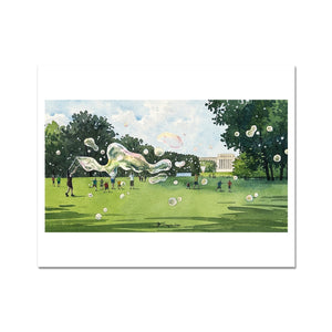 Party Bubbles - Kansas City's Lawn Party Fine Art Print