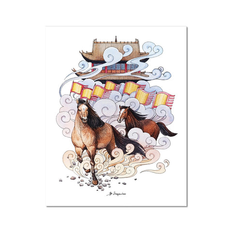 Chinese Zodiac Sign - Horse Fine Art Print