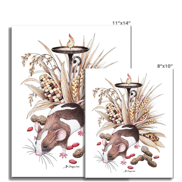 Chinese Zodiac Sign - Rat Fine Art Print