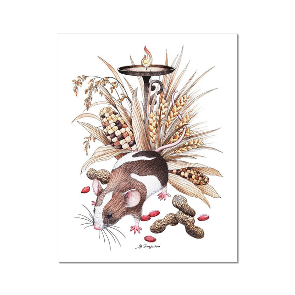 Chinese Zodiac Sign - Rat Fine Art Print